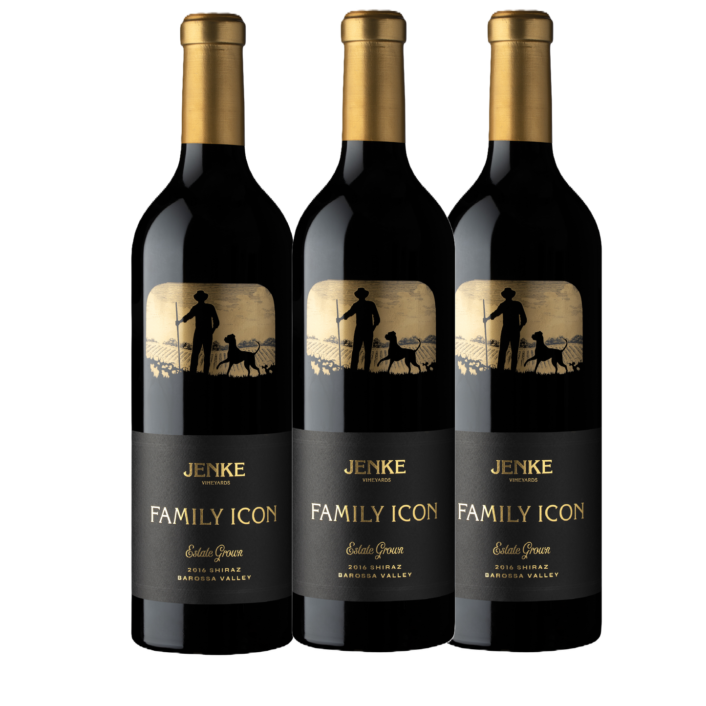 [Bundle of 3] Jenke Family Icon  Barossa Valley Shiraz 2016 750ML