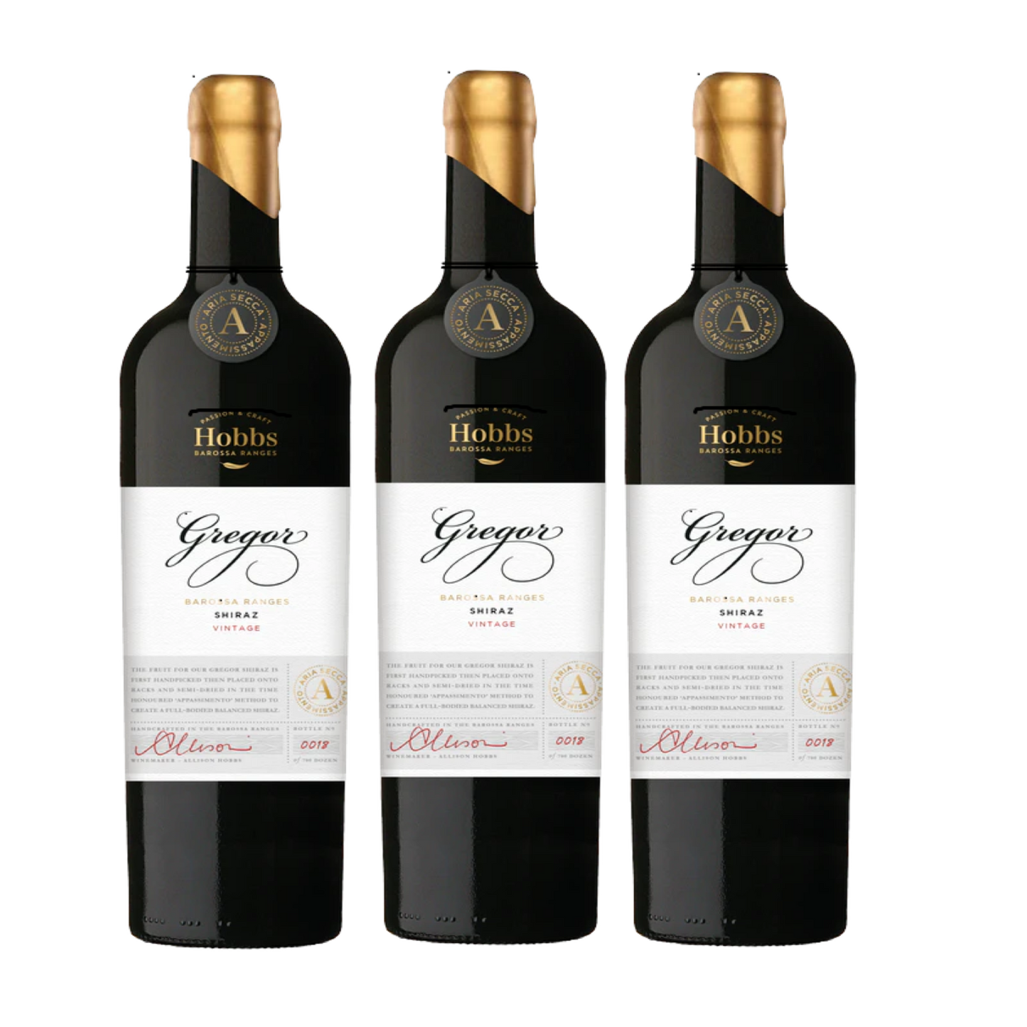 [Bundle of 3] Hobbs Gregor Shiraz 2021 750ML